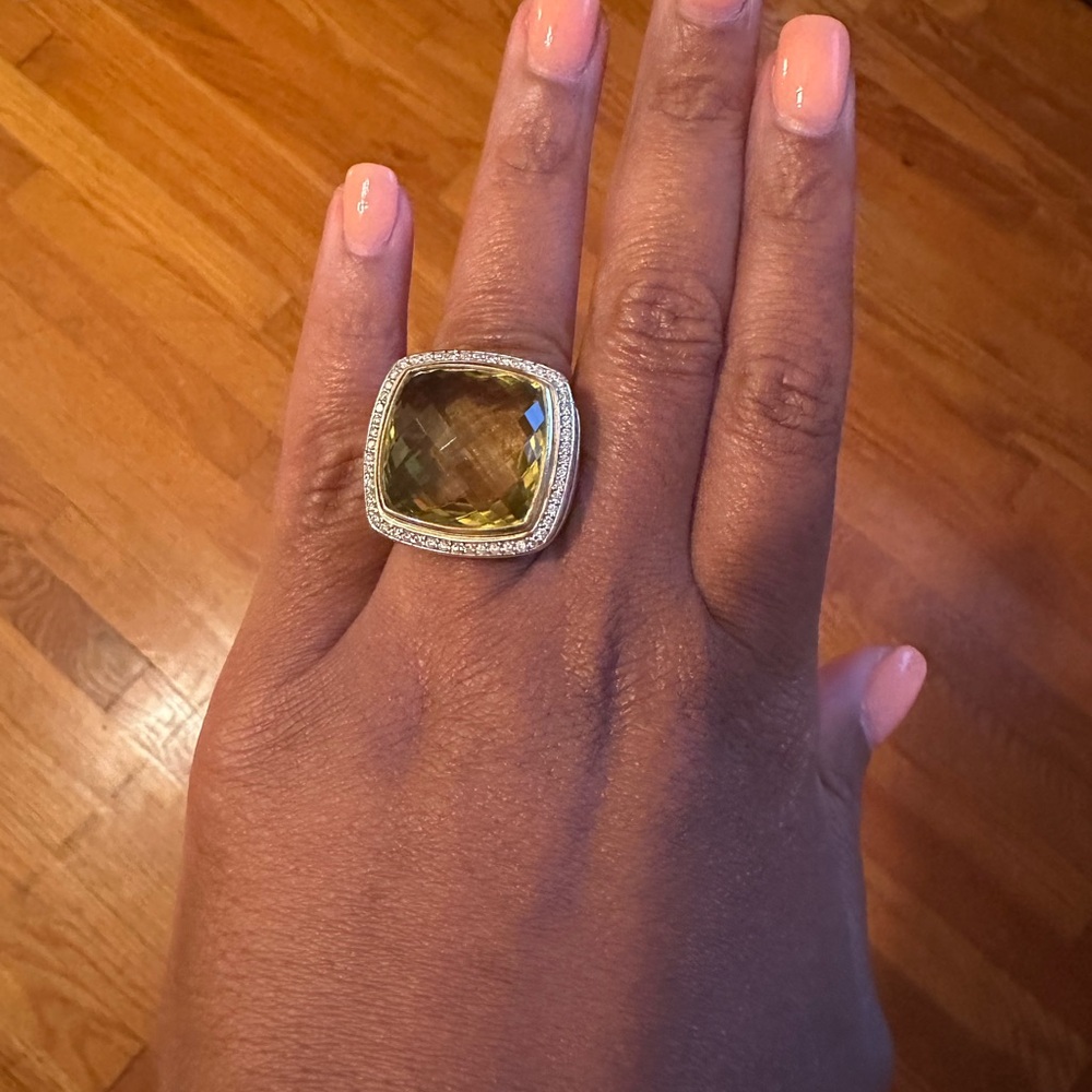 David Yurman Gold and Silver Statement Ring